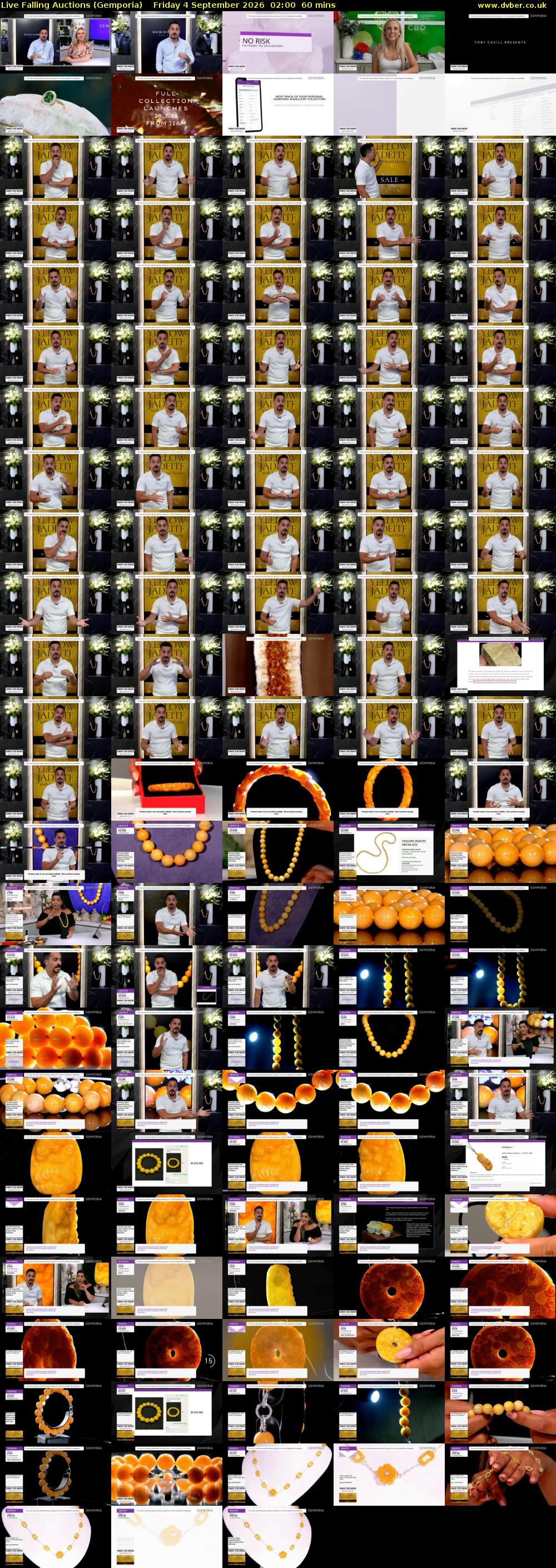 Live Falling Auctions (Gemporia) Friday 4 September 2026 02:00 - 03:00
