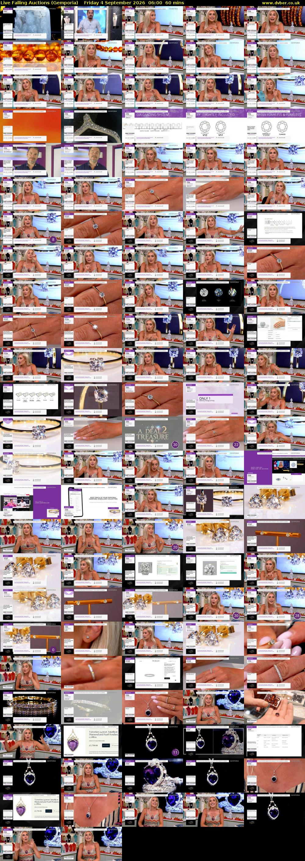 Live Falling Auctions (Gemporia) Friday 4 September 2026 06:00 - 07:00