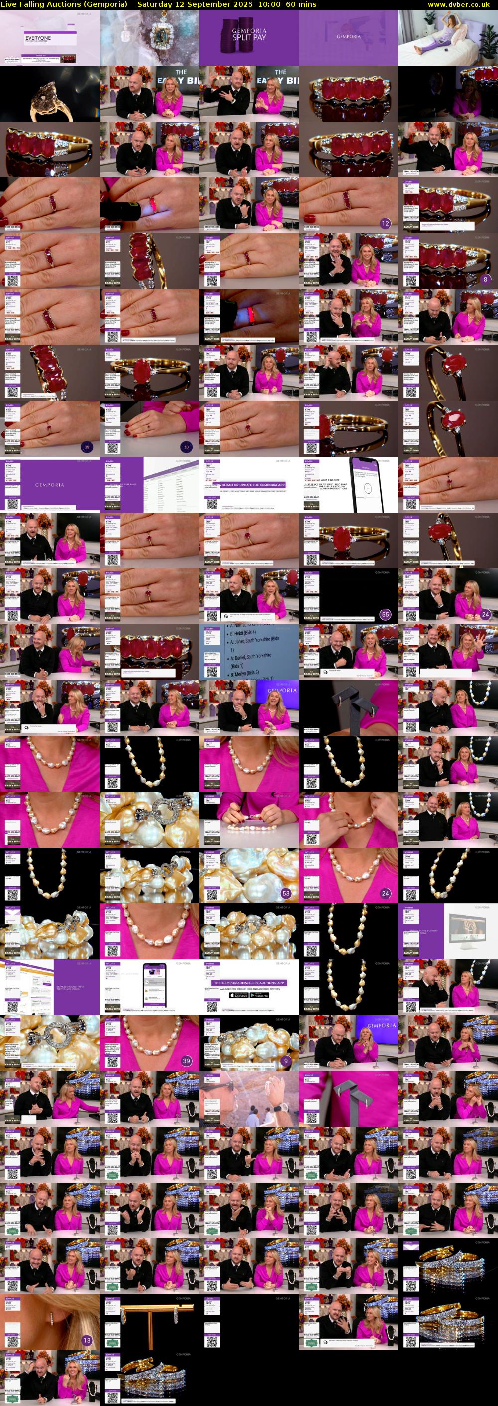Live Falling Auctions (Gemporia) Saturday 12 September 2026 10:00 - 11:00