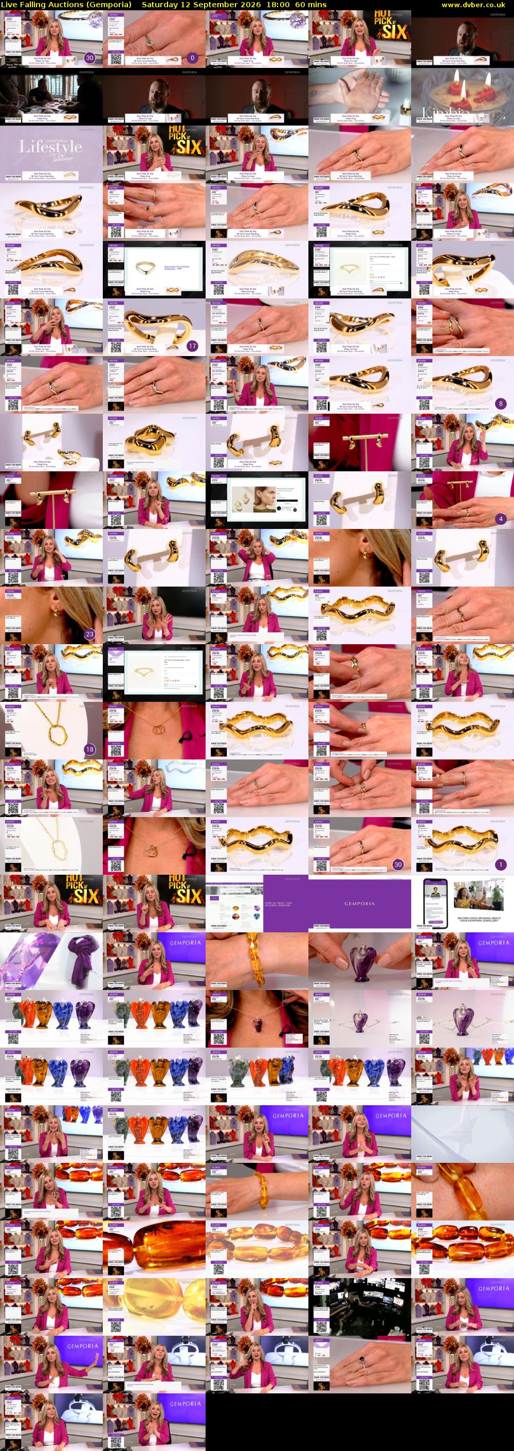 Live Falling Auctions (Gemporia) Saturday 12 September 2026 18:00 - 19:00