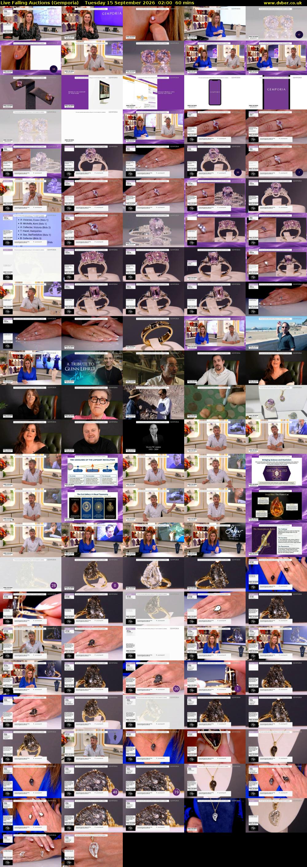 Live Falling Auctions (Gemporia) Tuesday 15 September 2026 02:00 - 03:00