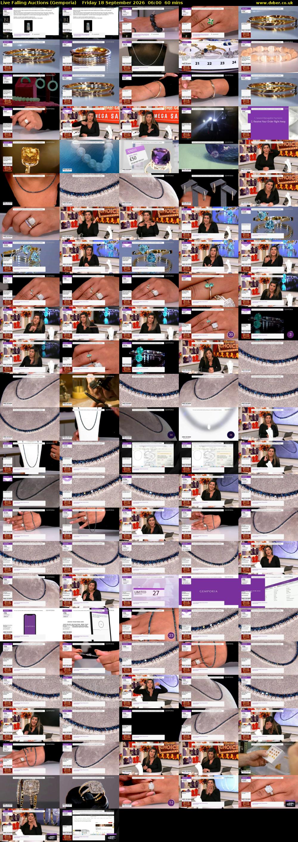 Live Falling Auctions (Gemporia) Friday 18 September 2026 06:00 - 07:00