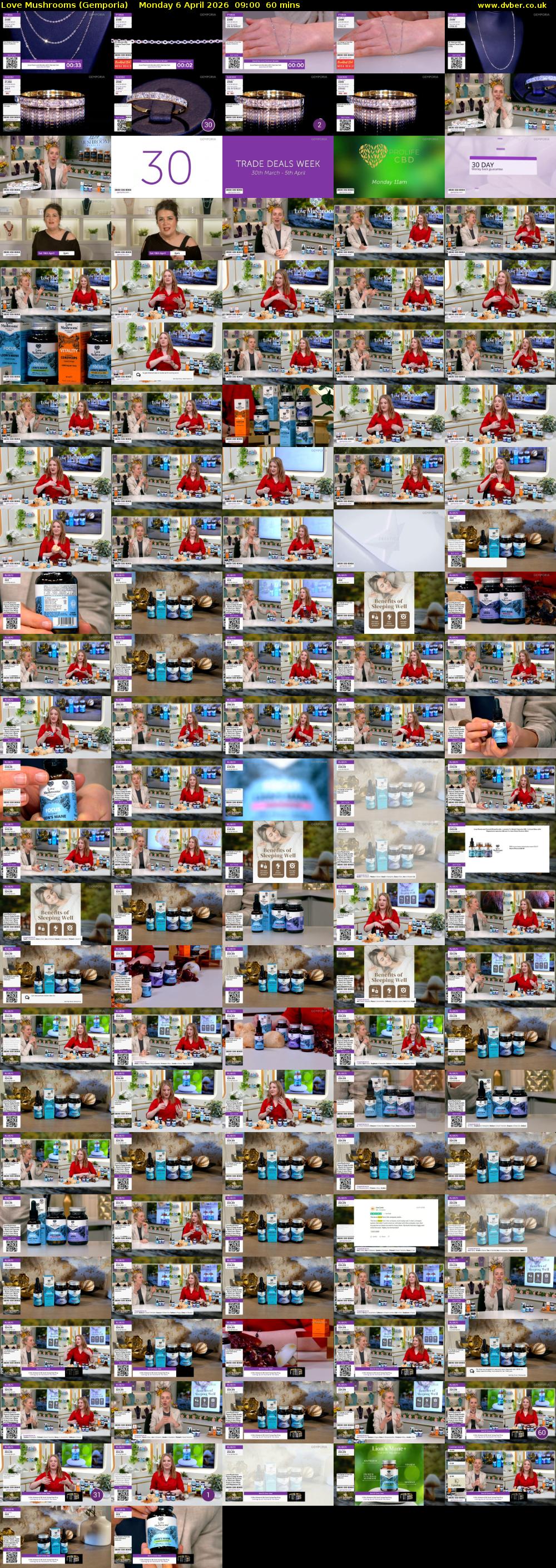 Love Mushrooms (Gemporia) Monday 6 April 2026 09:00 - 10:00