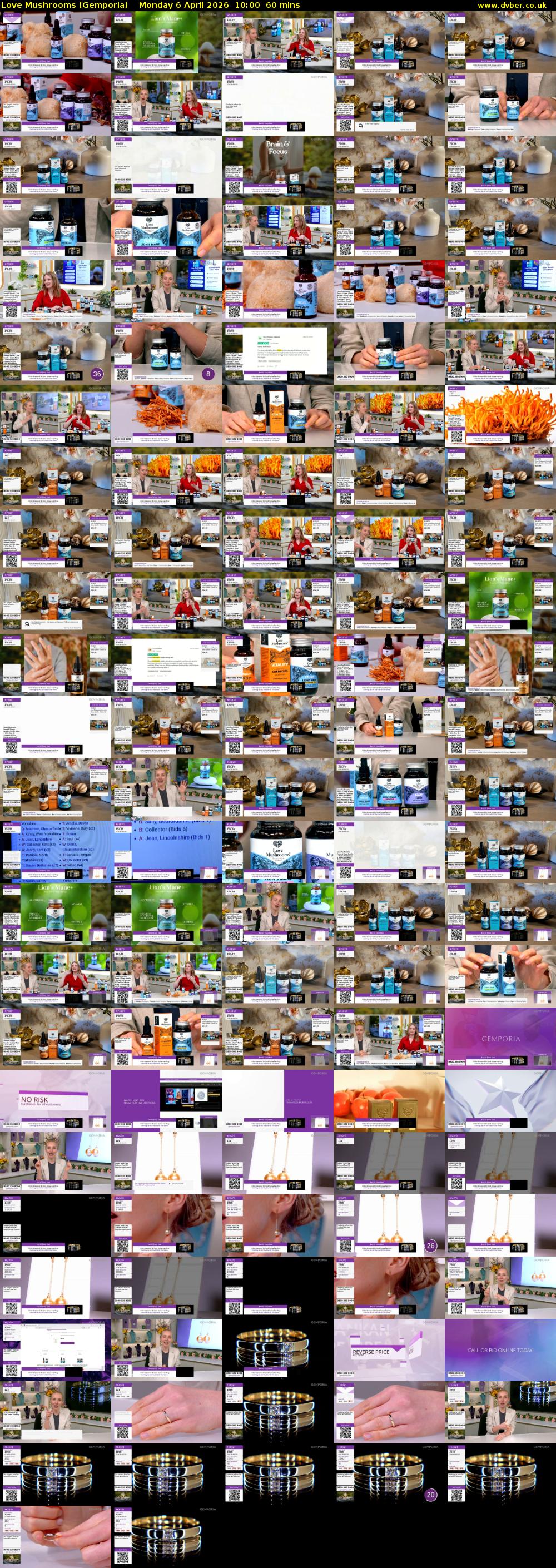 Love Mushrooms (Gemporia) Monday 6 April 2026 10:00 - 11:00