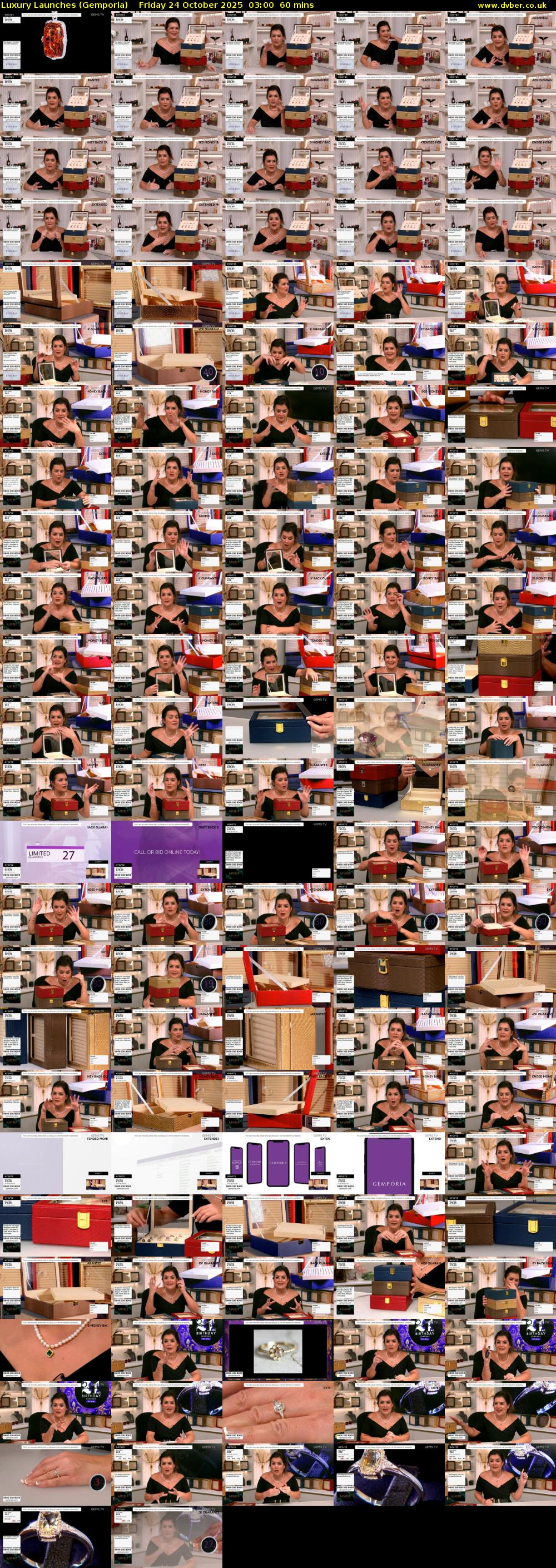 Luxury Launches (Gemporia) Friday 24 October 2025 03:00 - 04:00