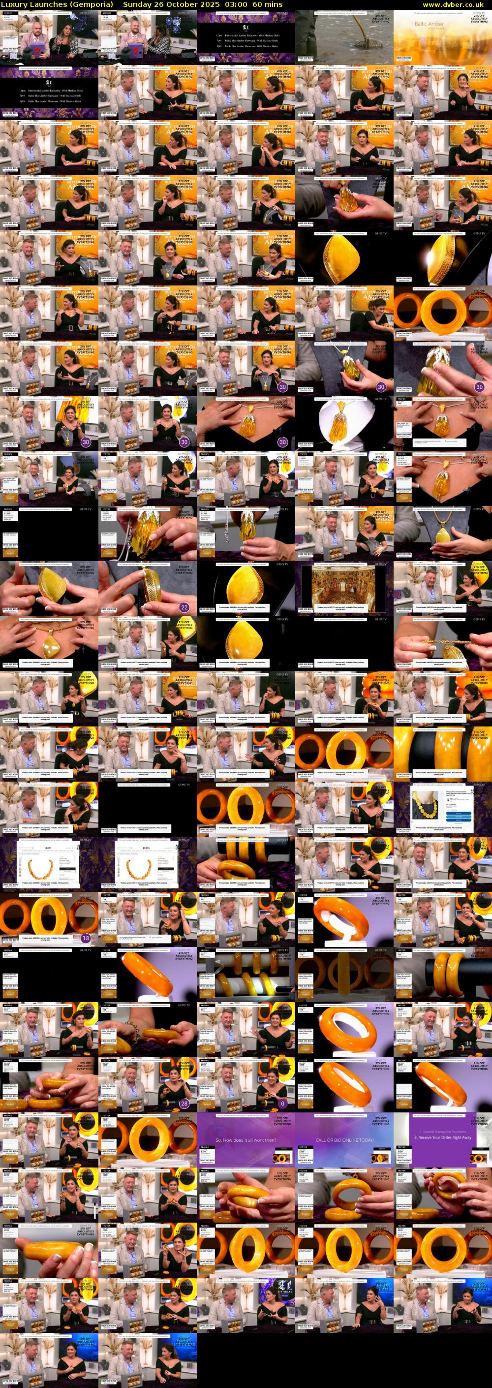 Luxury Launches (Gemporia) Sunday 26 October 2025 03:00 - 04:00