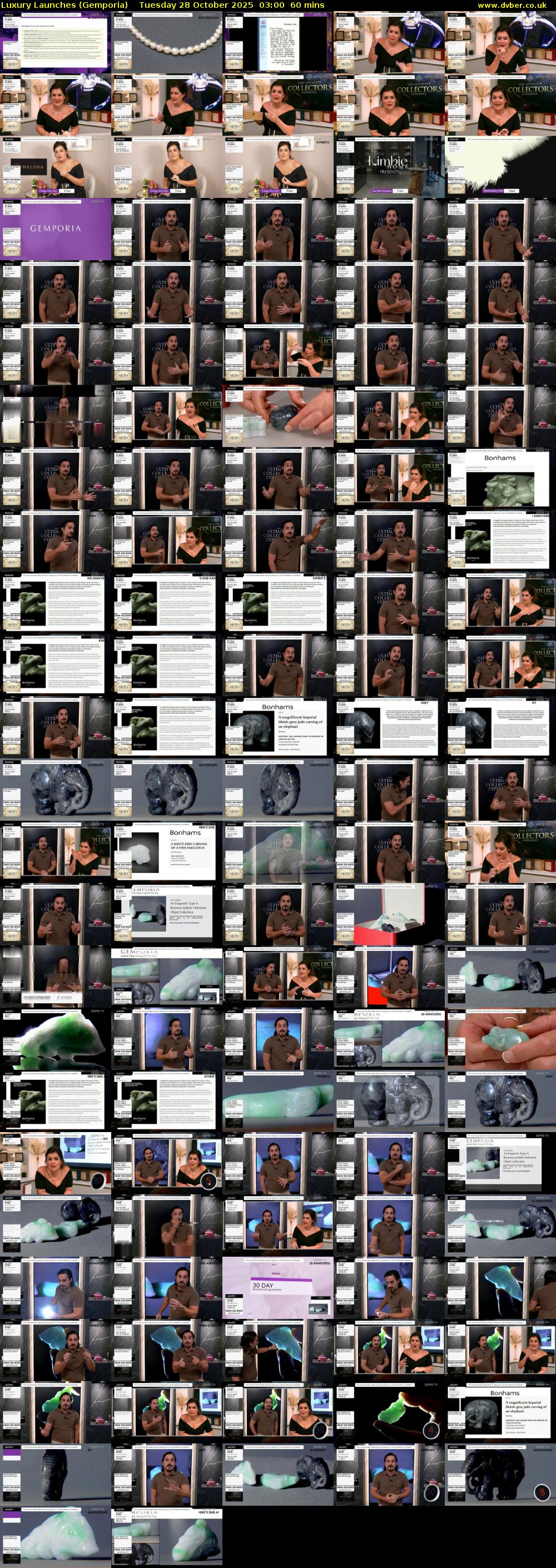 Luxury Launches (Gemporia) Tuesday 28 October 2025 03:00 - 04:00