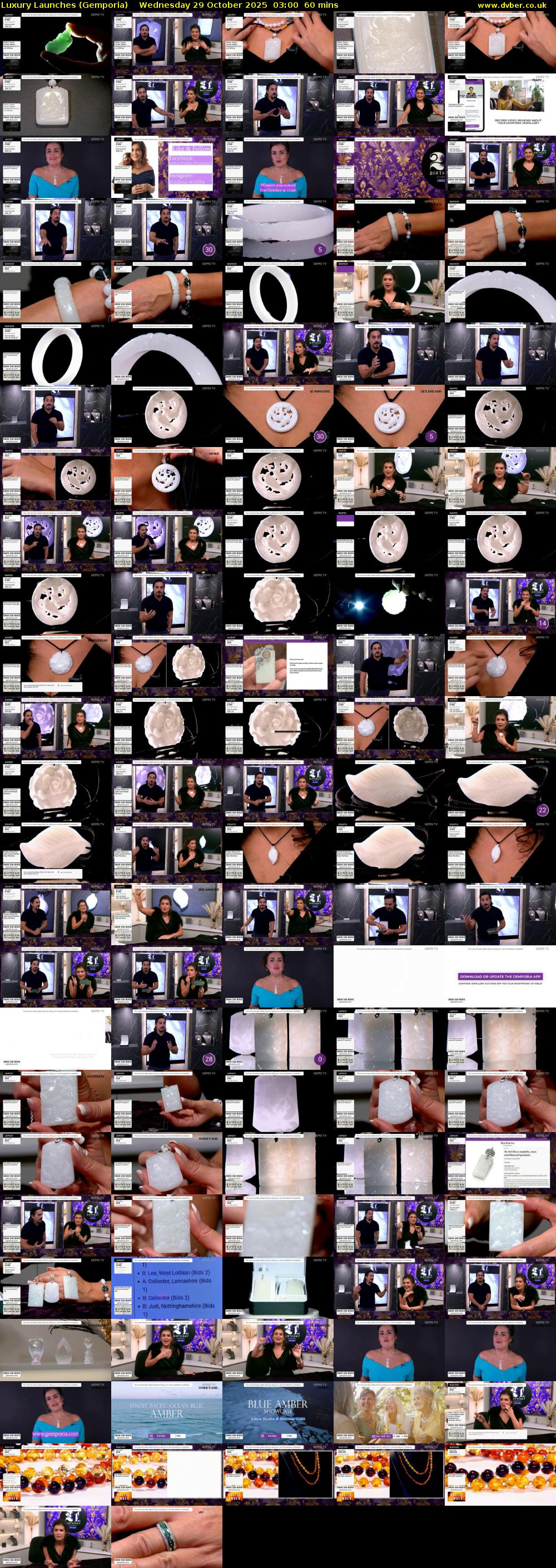 Luxury Launches (Gemporia) Wednesday 29 October 2025 03:00 - 04:00