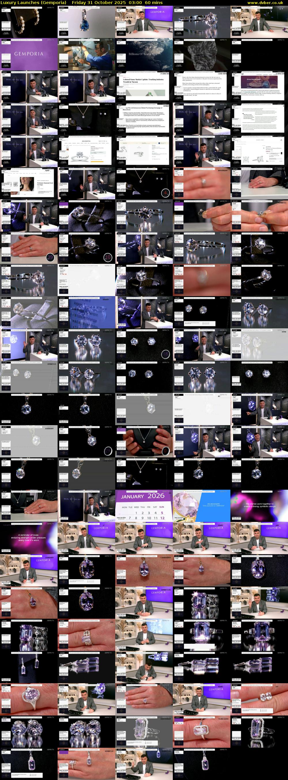 Luxury Launches (Gemporia) Friday 31 October 2025 03:00 - 04:00