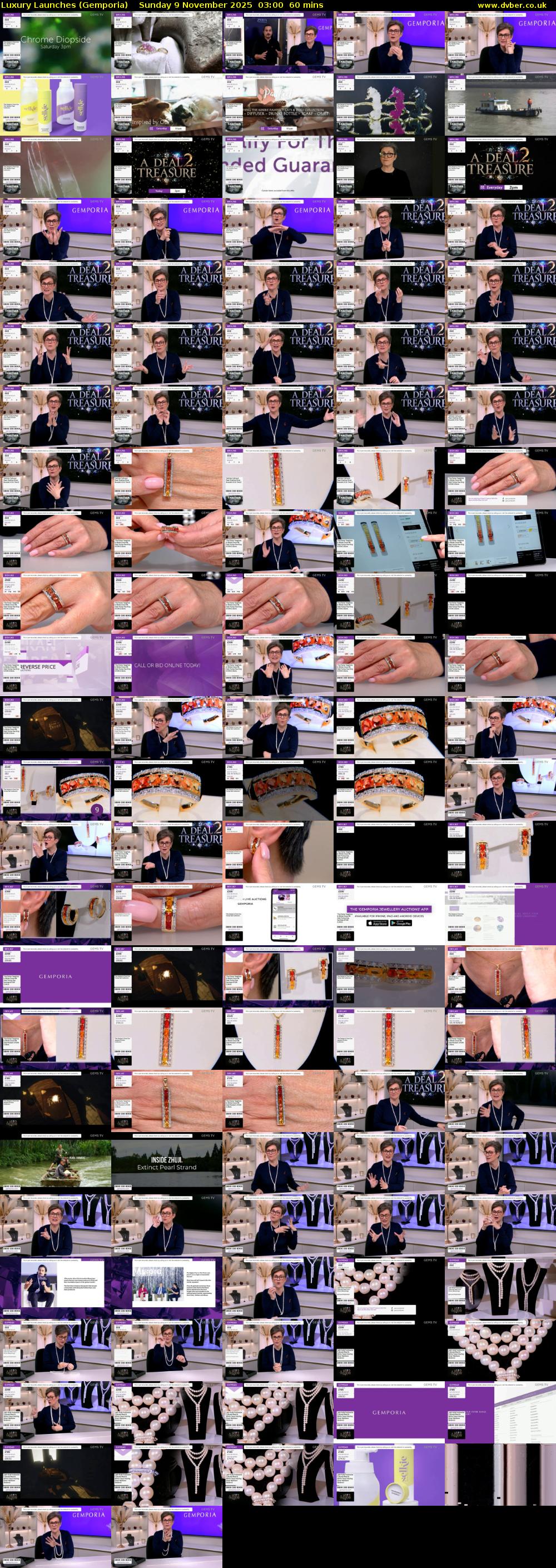 Luxury Launches (Gemporia) Sunday 9 November 2025 03:00 - 04:00