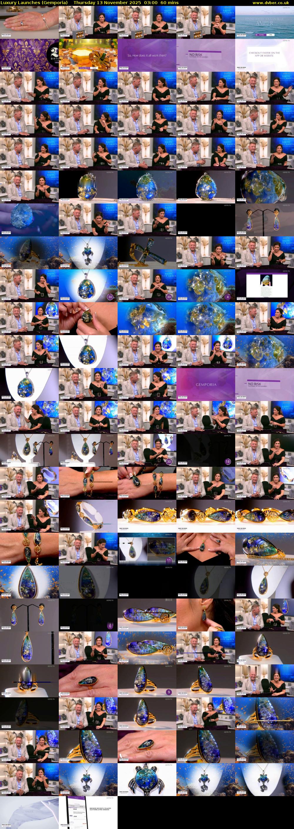 Luxury Launches (Gemporia) Thursday 13 November 2025 03:00 - 04:00