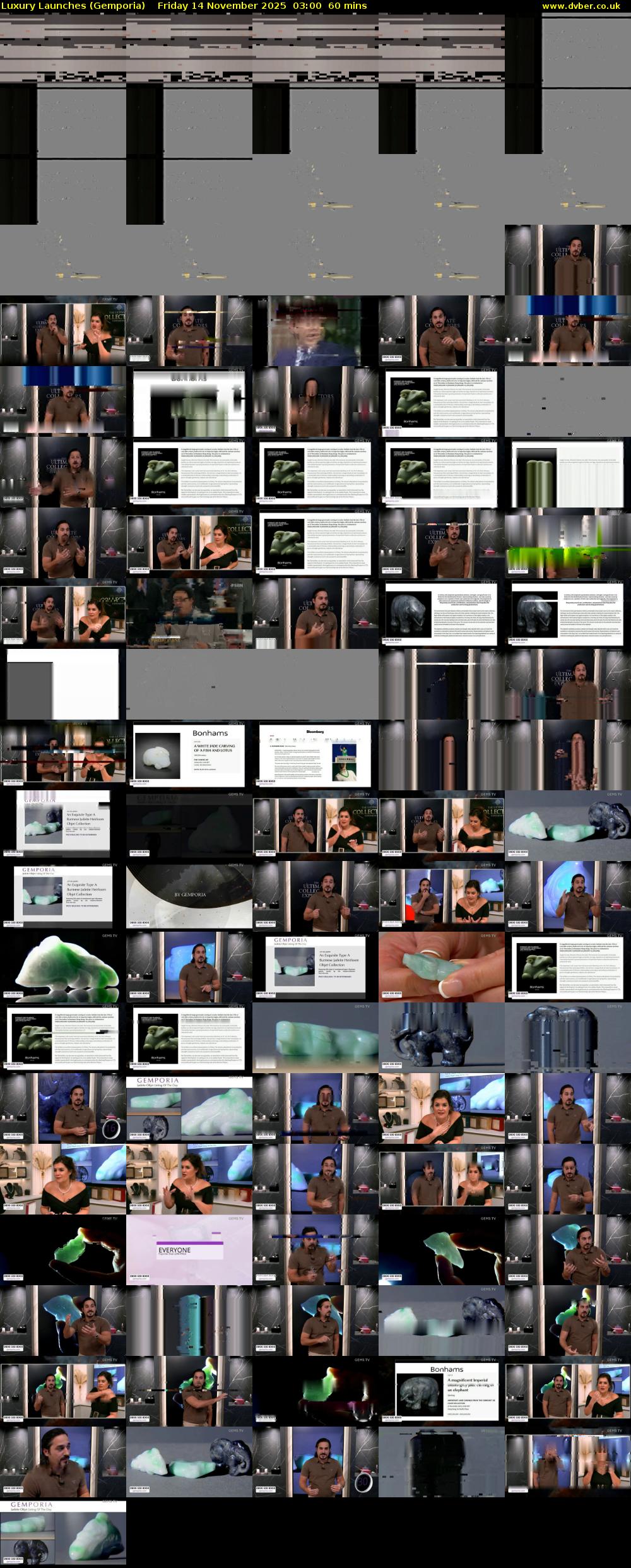 Luxury Launches (Gemporia) Friday 14 November 2025 03:00 - 04:00