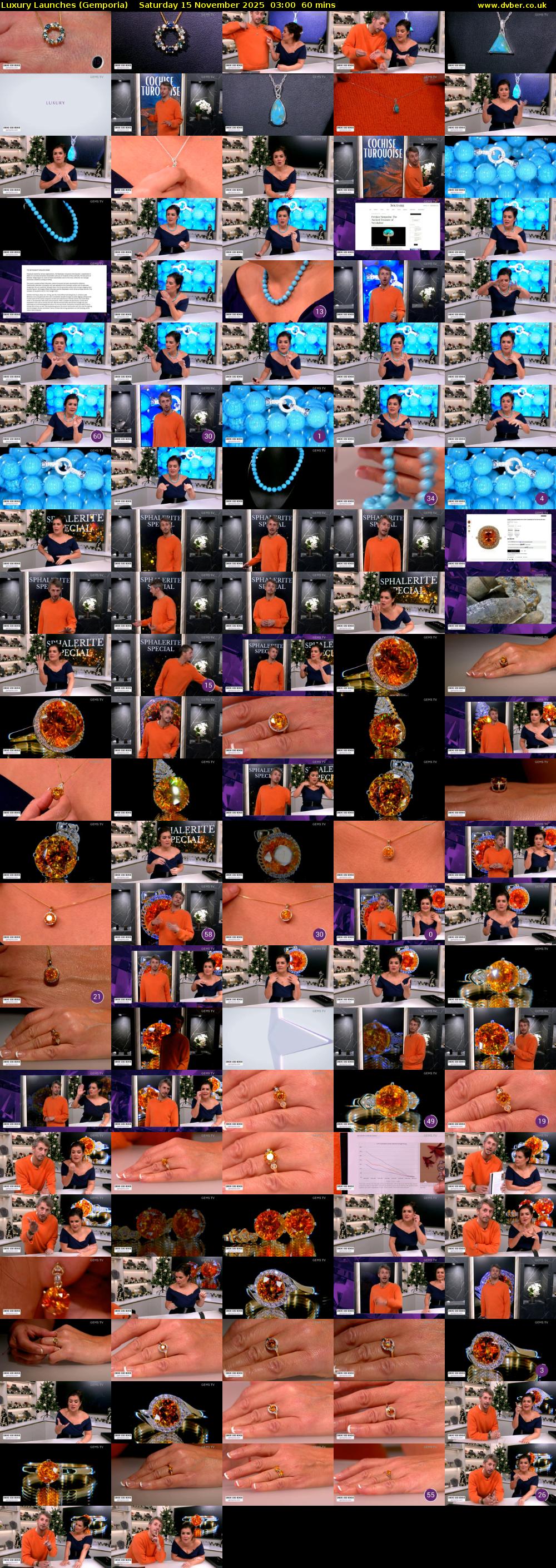 Luxury Launches (Gemporia) Saturday 15 November 2025 03:00 - 04:00