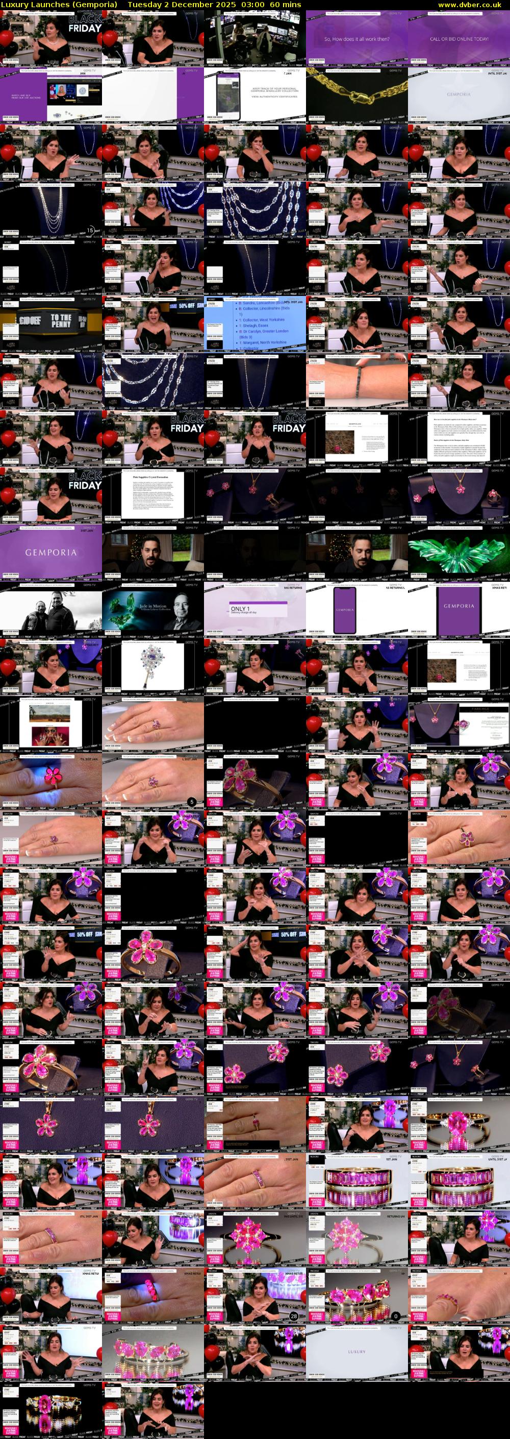 Luxury Launches (Gemporia) Tuesday 2 December 2025 03:00 - 04:00