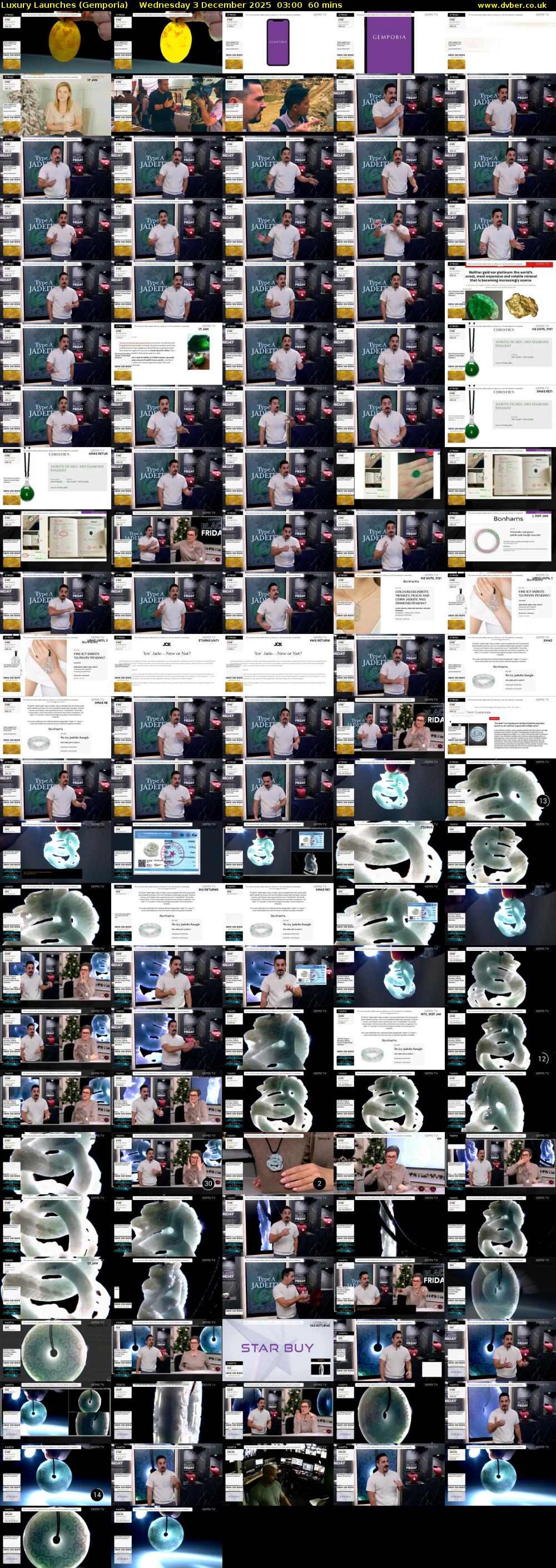 Luxury Launches (Gemporia) Wednesday 3 December 2025 03:00 - 04:00