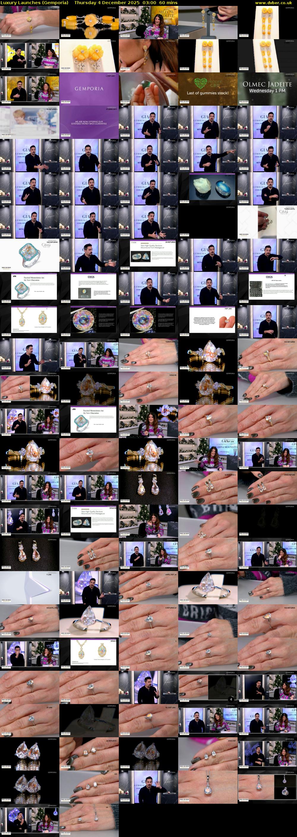 Luxury Launches (Gemporia) Thursday 4 December 2025 03:00 - 04:00