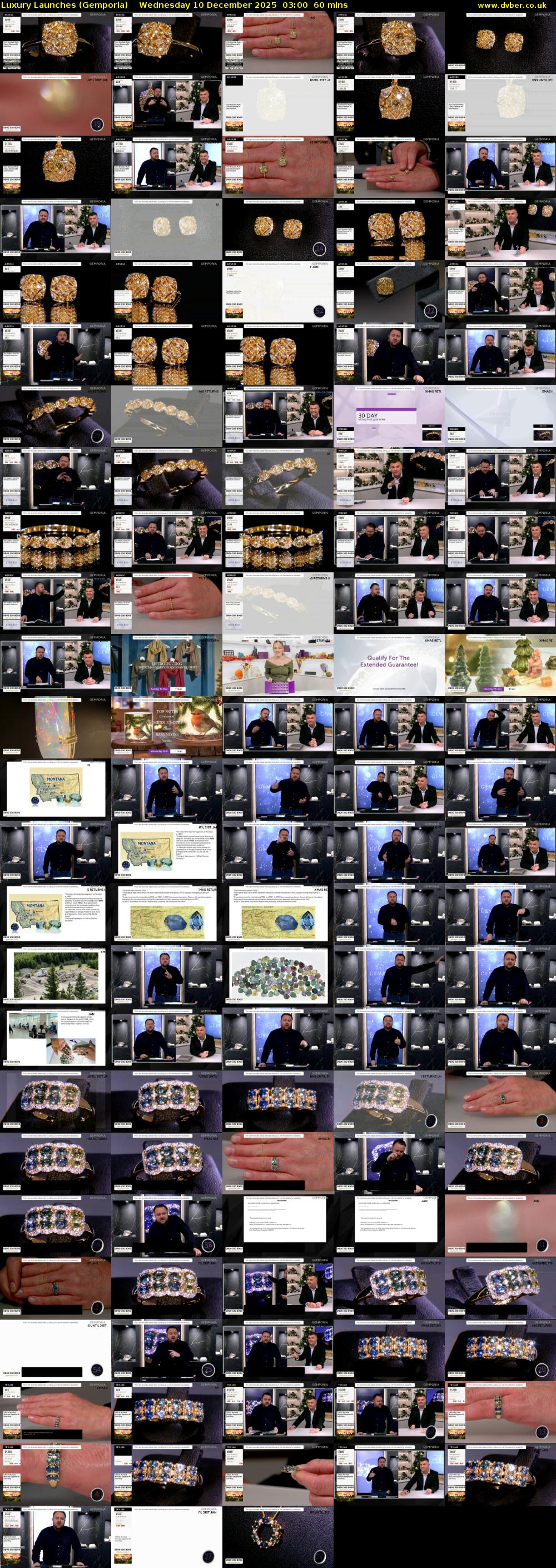 Luxury Launches (Gemporia) Wednesday 10 December 2025 03:00 - 04:00