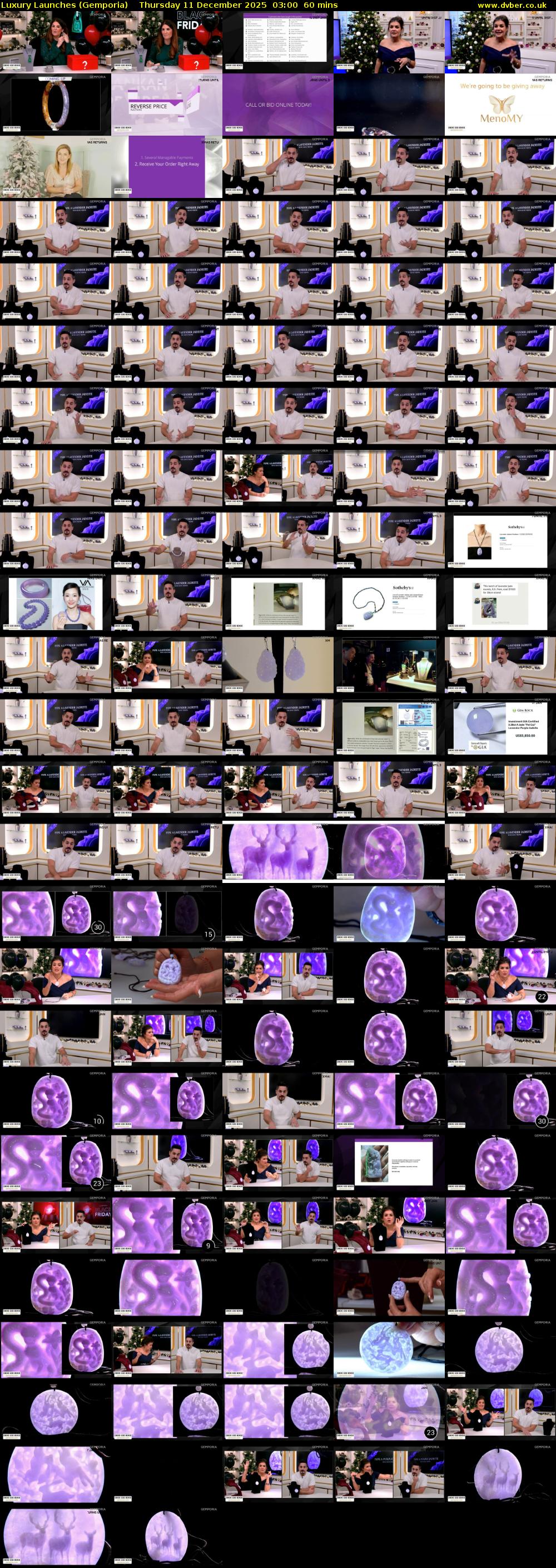 Luxury Launches (Gemporia) Thursday 11 December 2025 03:00 - 04:00