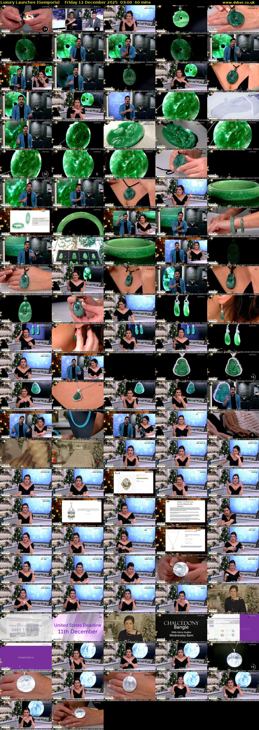 Luxury Launches (Gemporia) Friday 12 December 2025 03:00 - 04:00