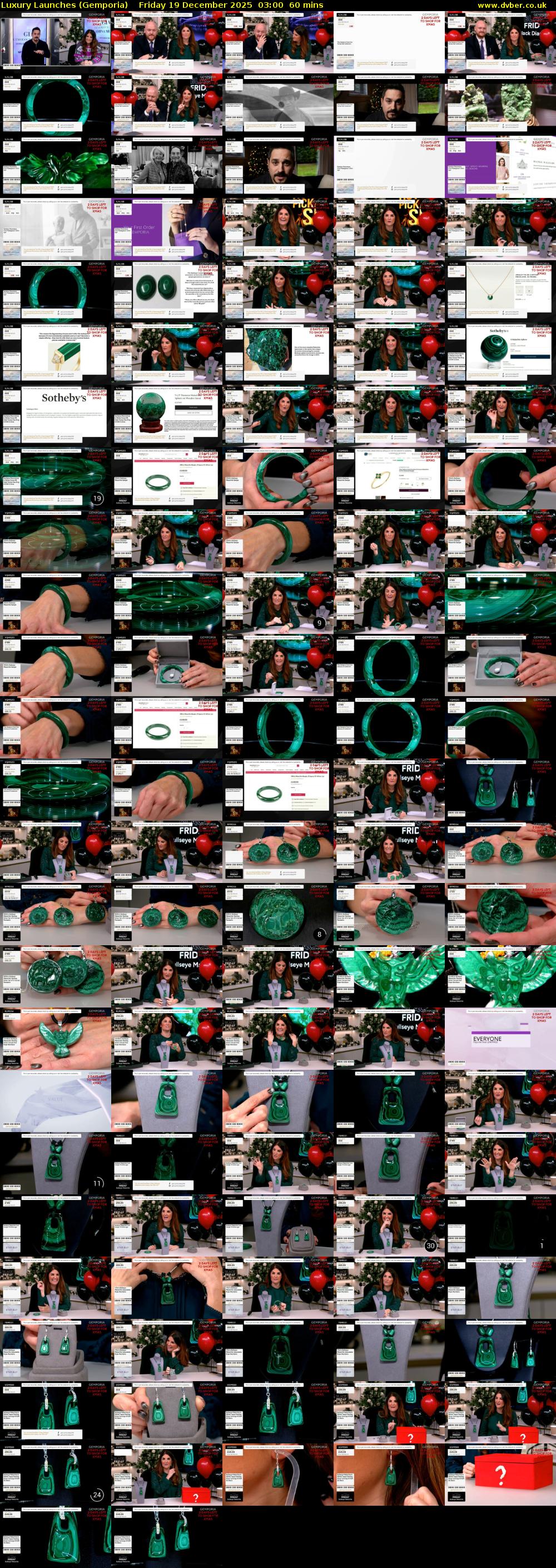 Luxury Launches (Gemporia) Friday 19 December 2025 03:00 - 04:00