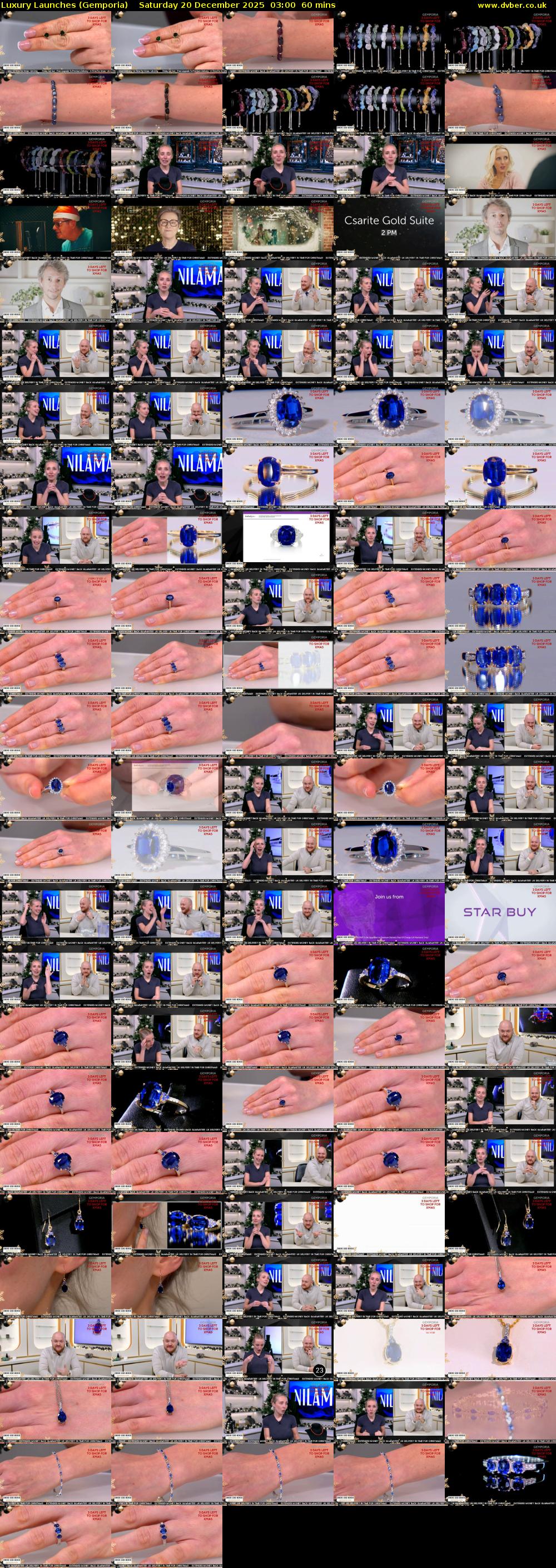 Luxury Launches (Gemporia) Saturday 20 December 2025 03:00 - 04:00