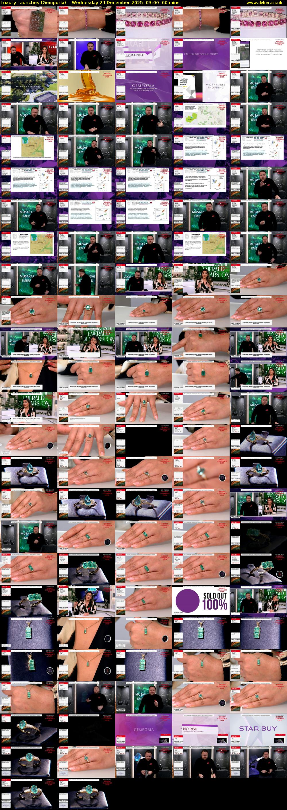 Luxury Launches (Gemporia) Wednesday 24 December 2025 03:00 - 04:00