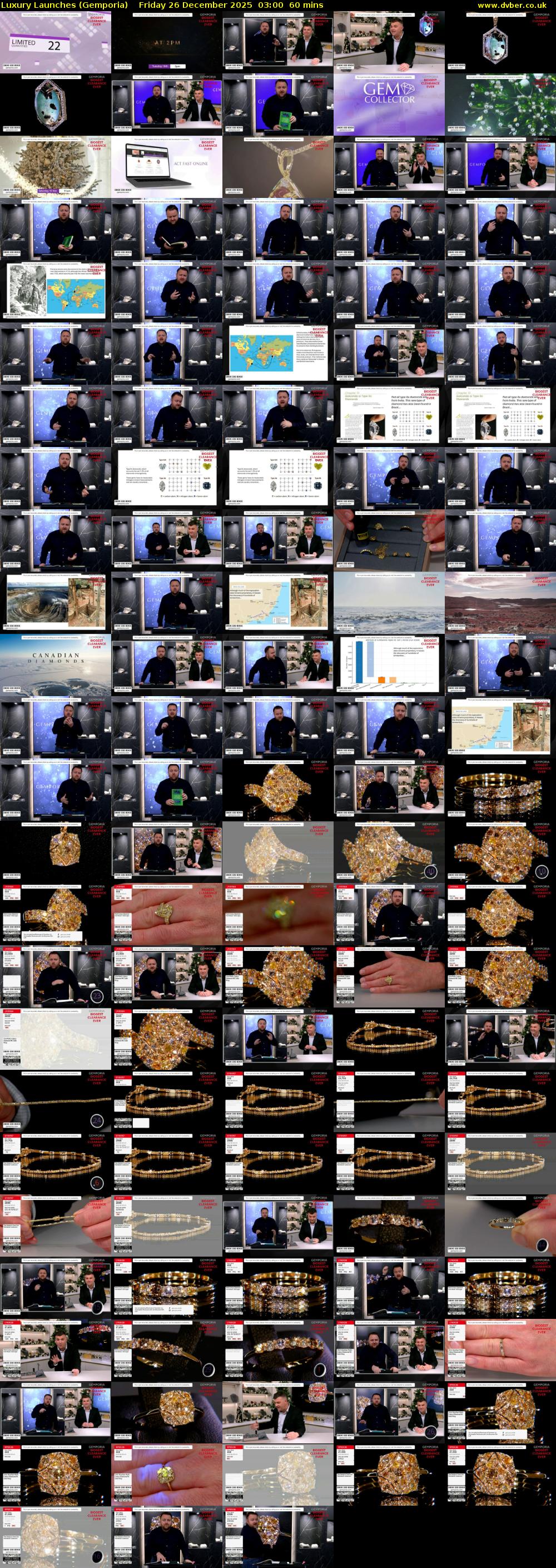 Luxury Launches (Gemporia) Friday 26 December 2025 03:00 - 04:00