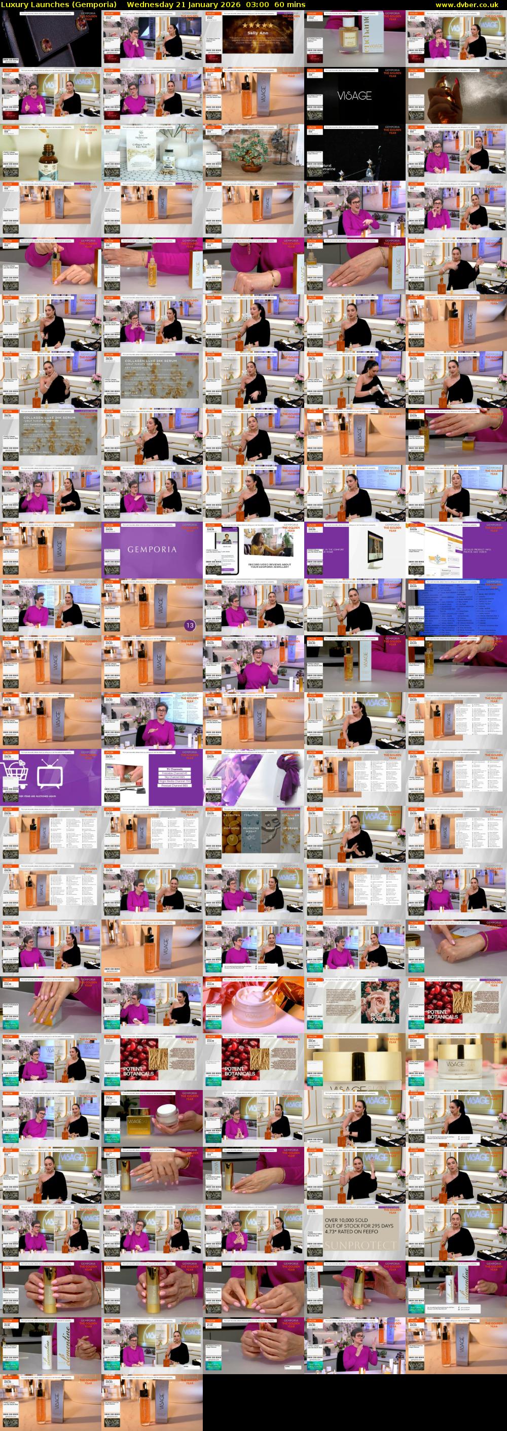 Luxury Launches (Gemporia) Wednesday 21 January 2026 03:00 - 04:00