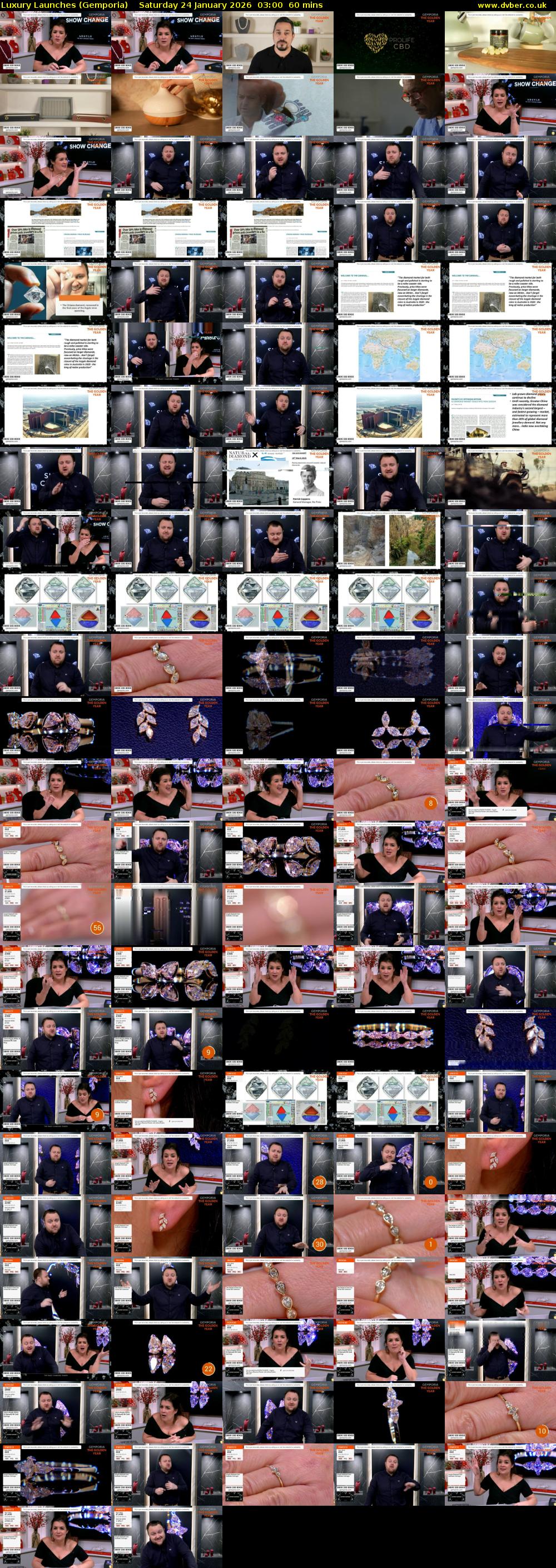 Luxury Launches (Gemporia) Saturday 24 January 2026 03:00 - 04:00