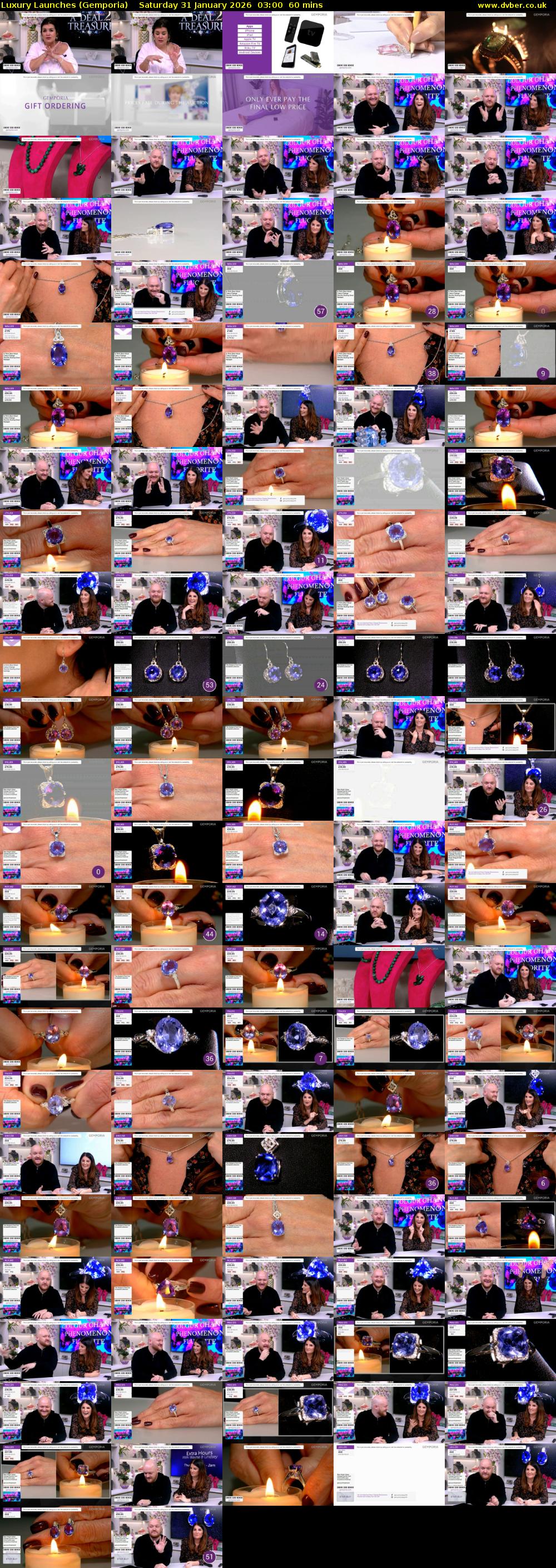 Luxury Launches (Gemporia) Saturday 31 January 2026 03:00 - 04:00