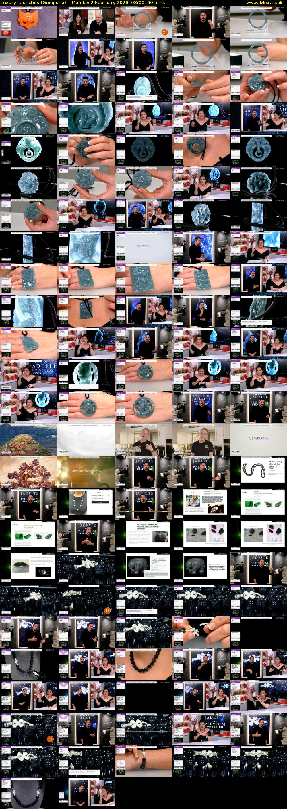 Luxury Launches (Gemporia) Monday 2 February 2026 03:00 - 04:00