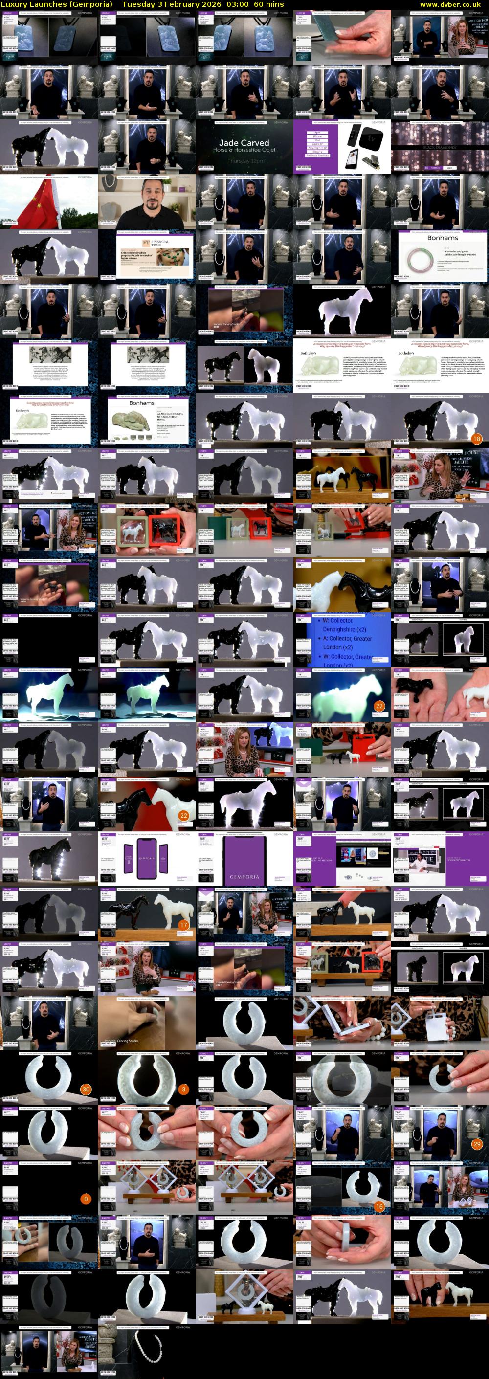 Luxury Launches (Gemporia) Tuesday 3 February 2026 03:00 - 04:00