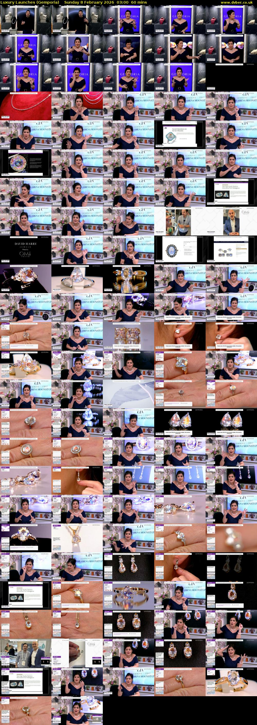 Luxury Launches (Gemporia) Sunday 8 February 2026 03:00 - 04:00