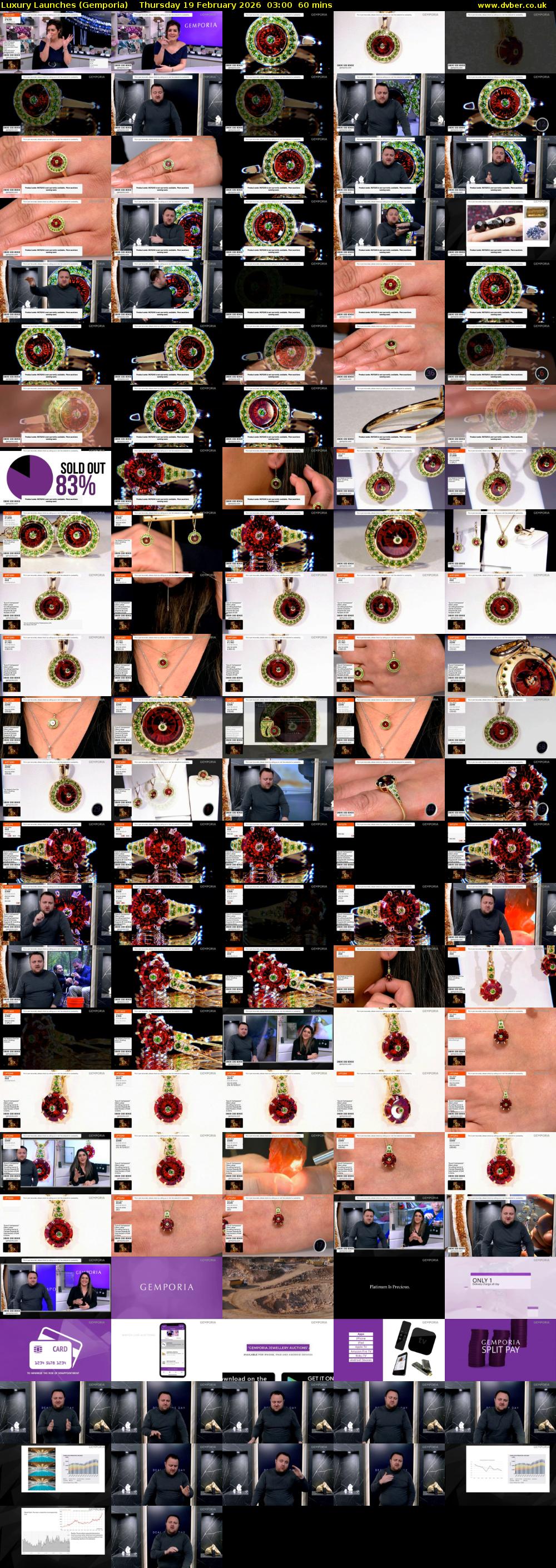 Luxury Launches (Gemporia) Thursday 19 February 2026 03:00 - 04:00