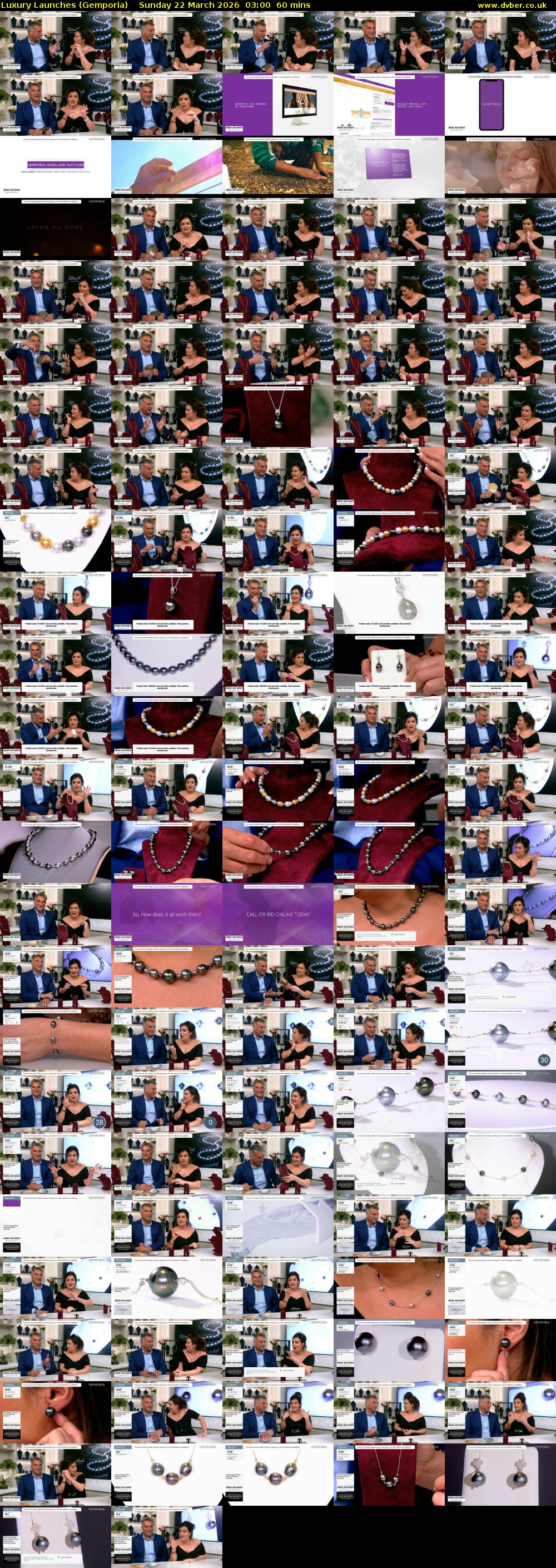 Luxury Launches (Gemporia) Sunday 22 March 2026 03:00 - 04:00