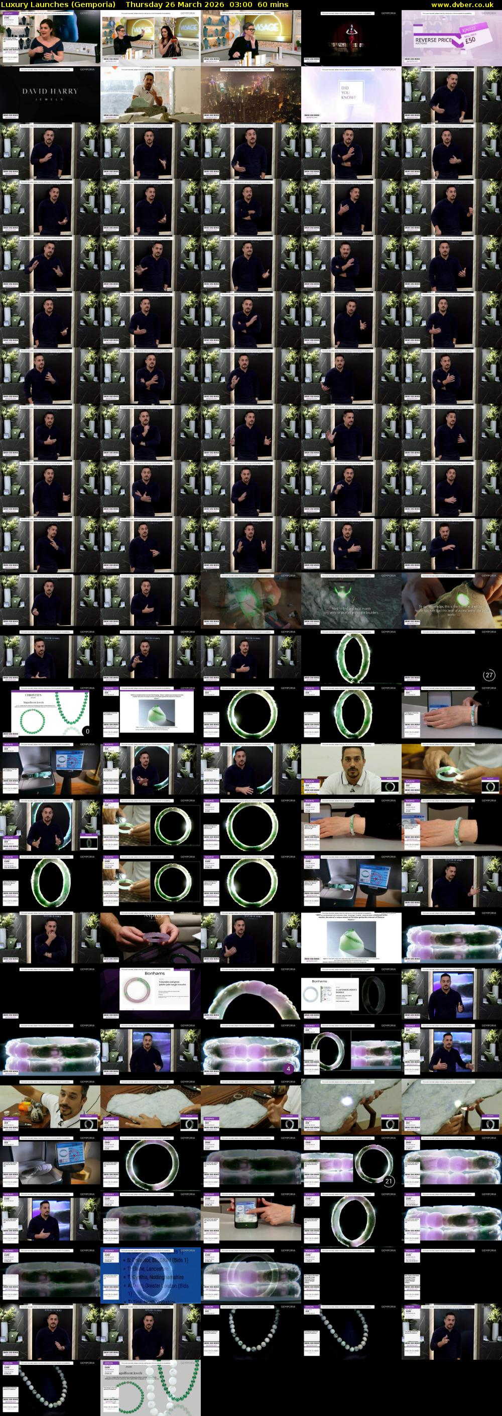 Luxury Launches (Gemporia) Thursday 26 March 2026 03:00 - 04:00