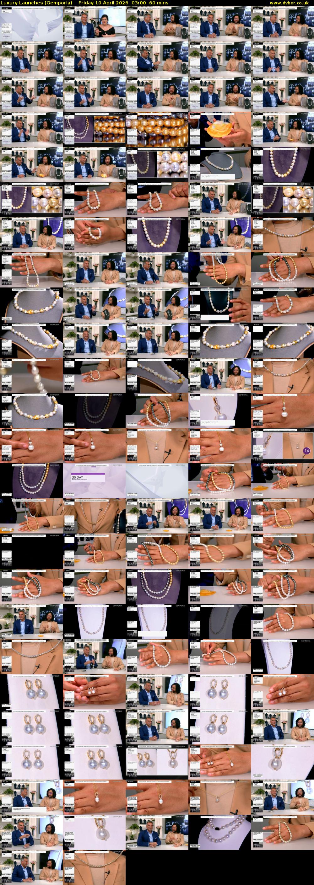 Luxury Launches (Gemporia) Friday 10 April 2026 03:00 - 04:00