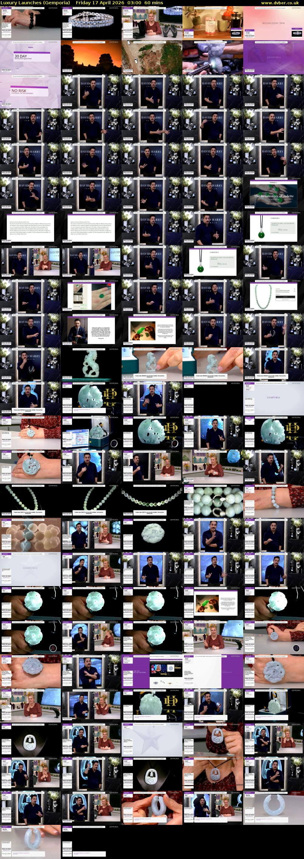 Luxury Launches (Gemporia) Friday 17 April 2026 03:00 - 04:00