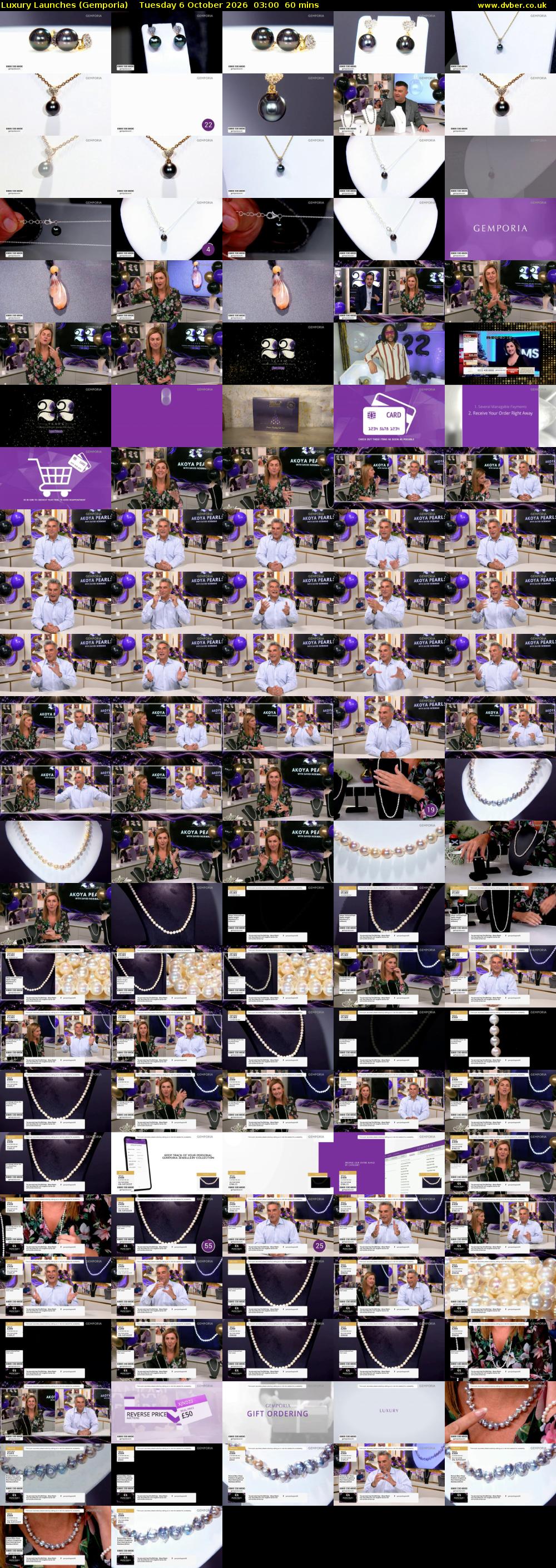 Luxury Launches (Gemporia) Tuesday 6 October 2026 03:00 - 04:00