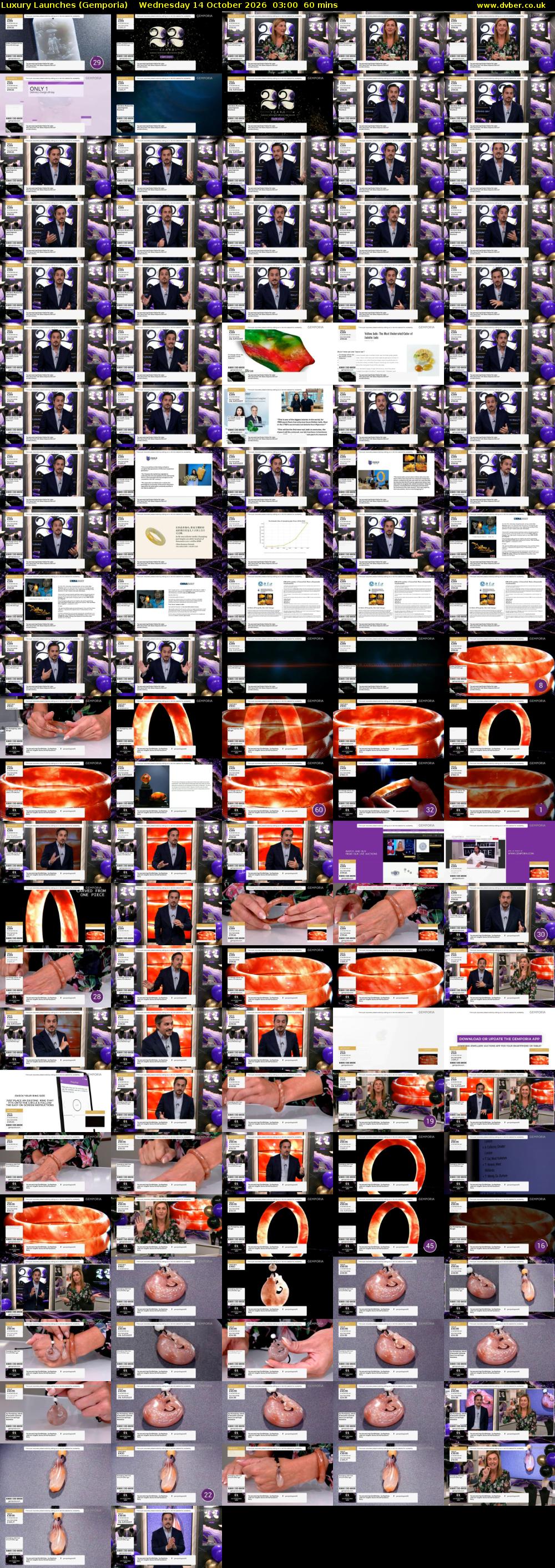 Luxury Launches (Gemporia) Wednesday 14 October 2026 03:00 - 04:00
