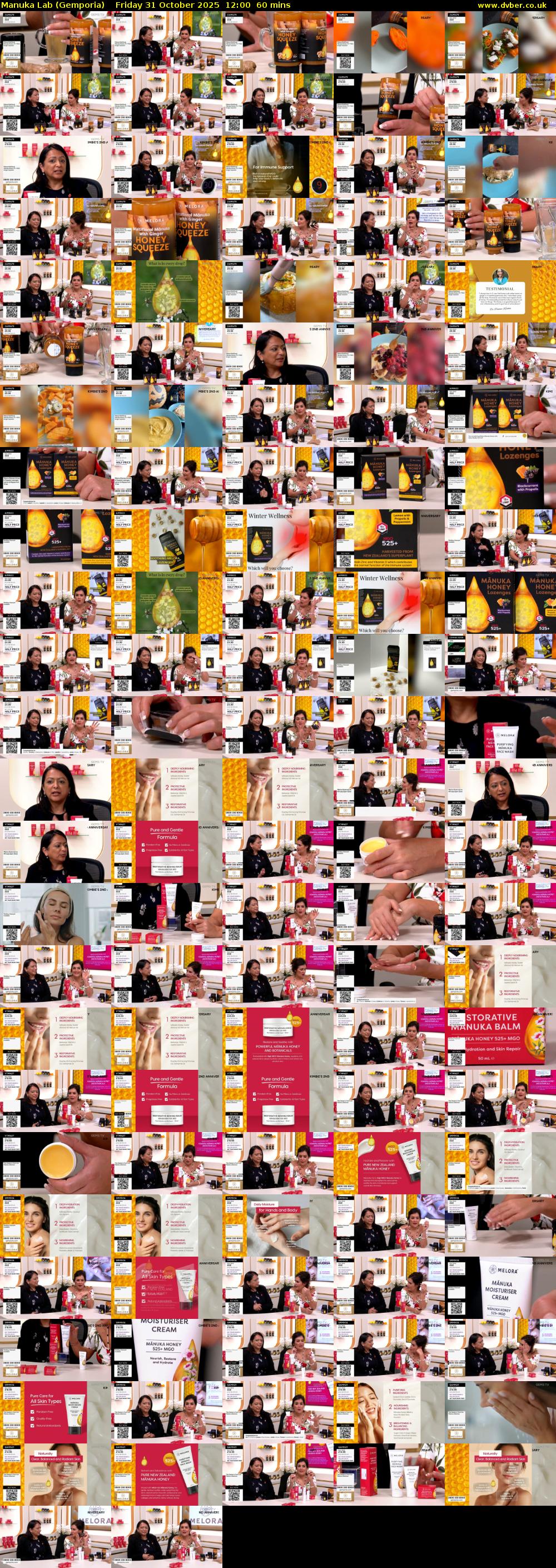 Manuka Lab (Gemporia) Friday 31 October 2025 12:00 - 13:00