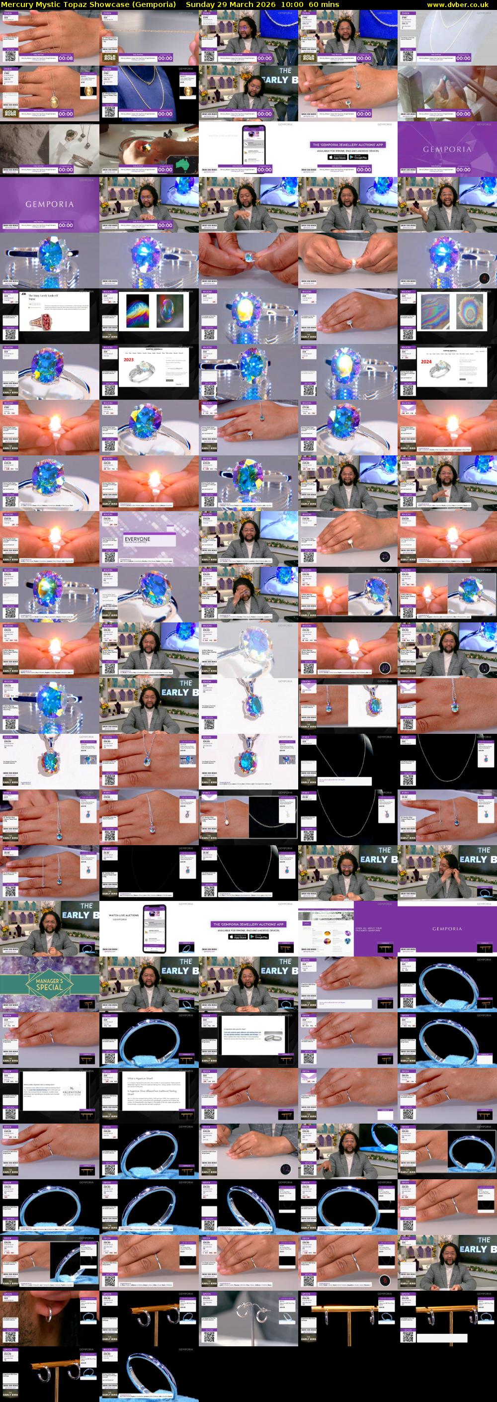 Mercury Mystic Topaz Showcase (Gemporia) Sunday 29 March 2026 10:00 - 11:00