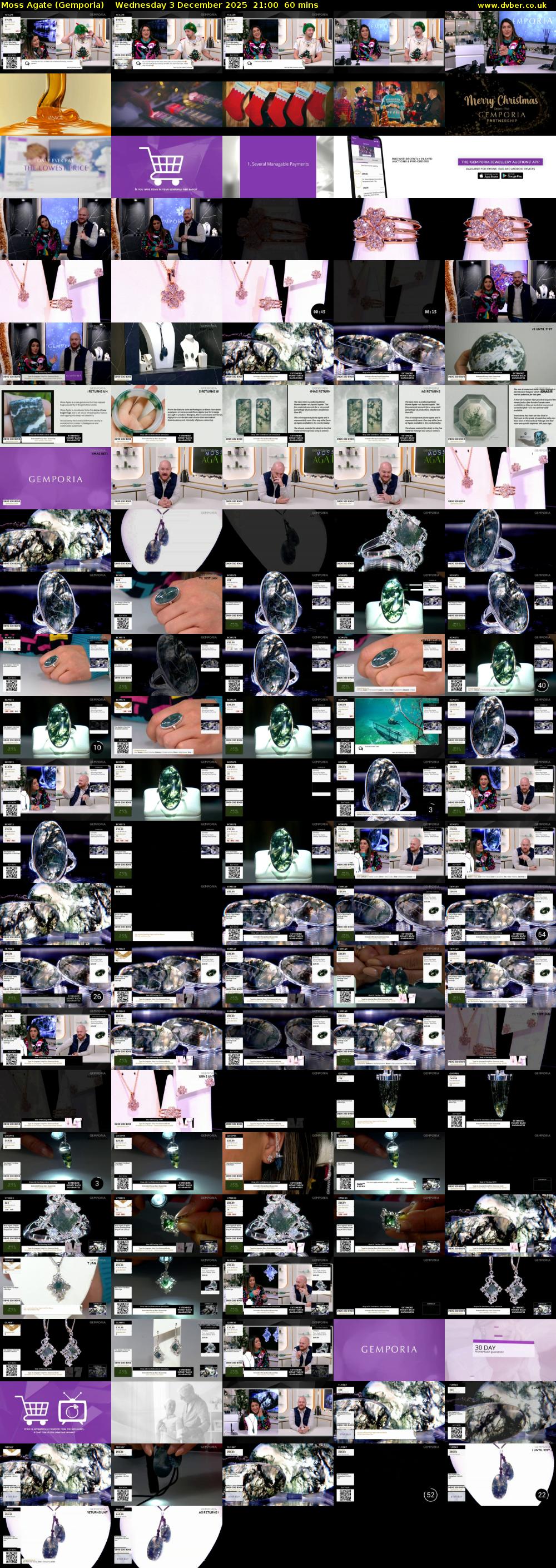 Moss Agate (Gemporia) Wednesday 3 December 2025 21:00 - 22:00