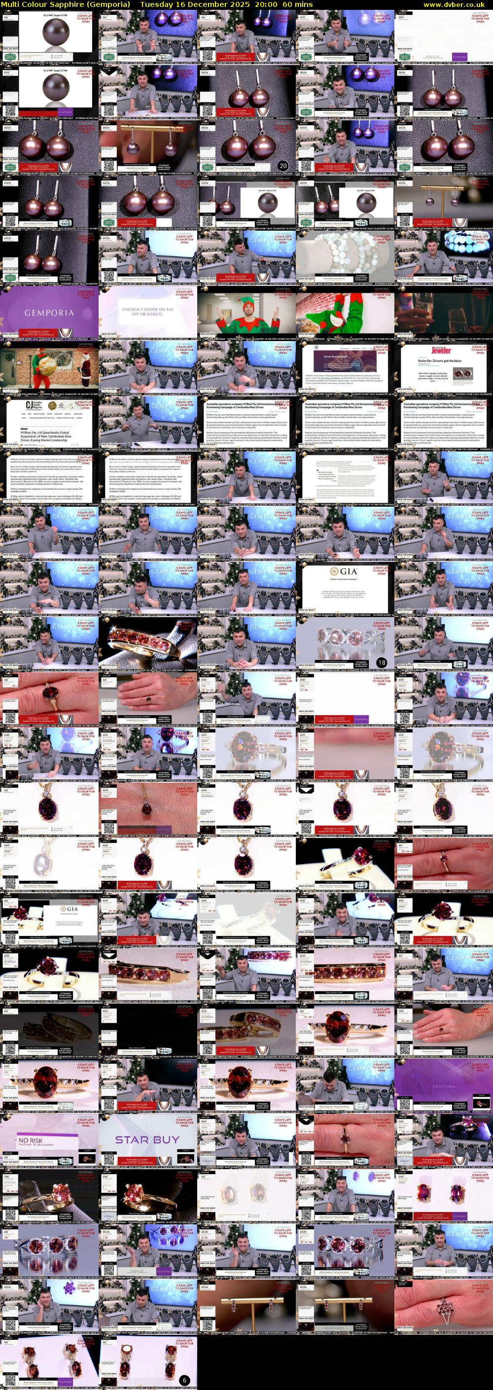 Multi Colour Sapphire (Gemporia) Tuesday 16 December 2025 20:00 - 21:00