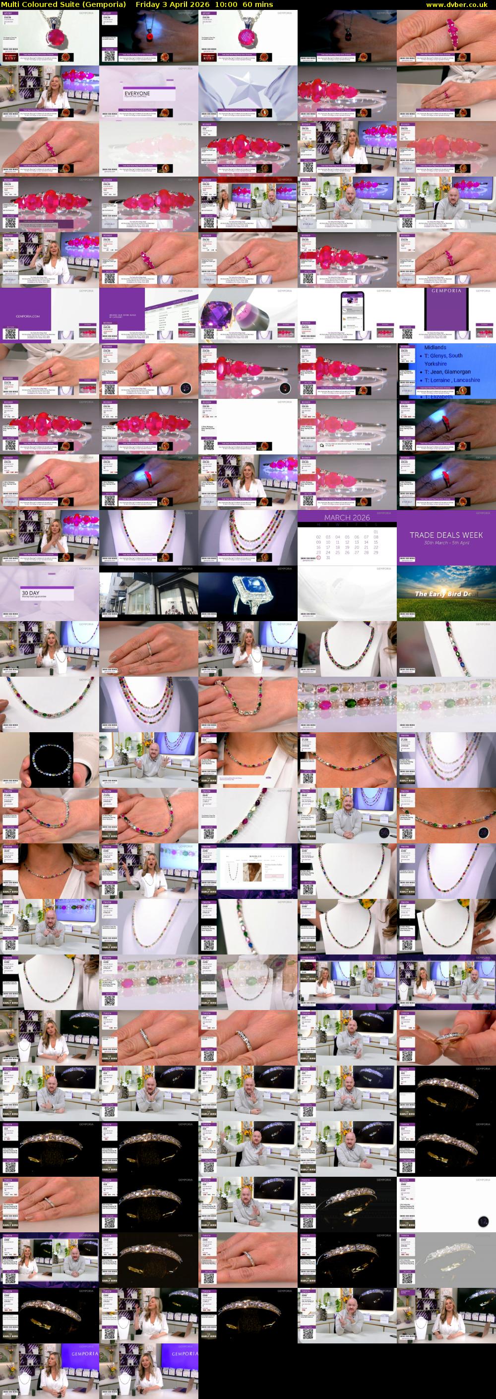 Multi Coloured Suite (Gemporia) Friday 3 April 2026 10:00 - 11:00