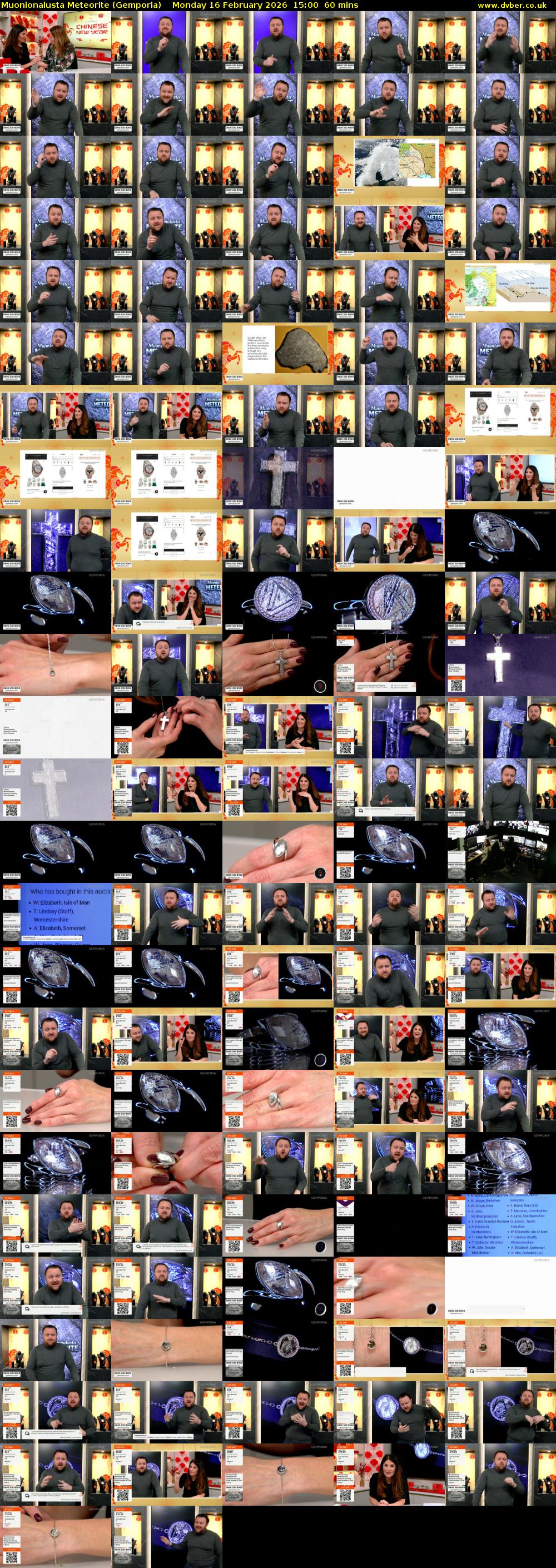 Muonionalusta Meteorite (Gemporia) Monday 16 February 2026 15:00 - 16:00