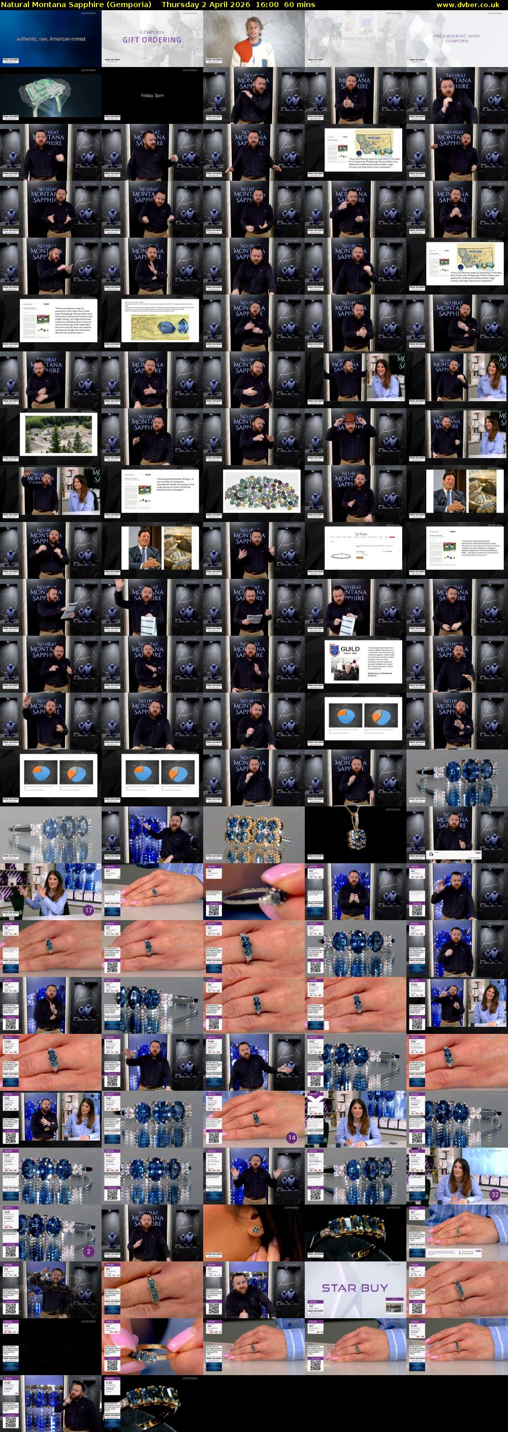 Natural Montana Sapphire (Gemporia) Thursday 2 April 2026 16:00 - 17:00