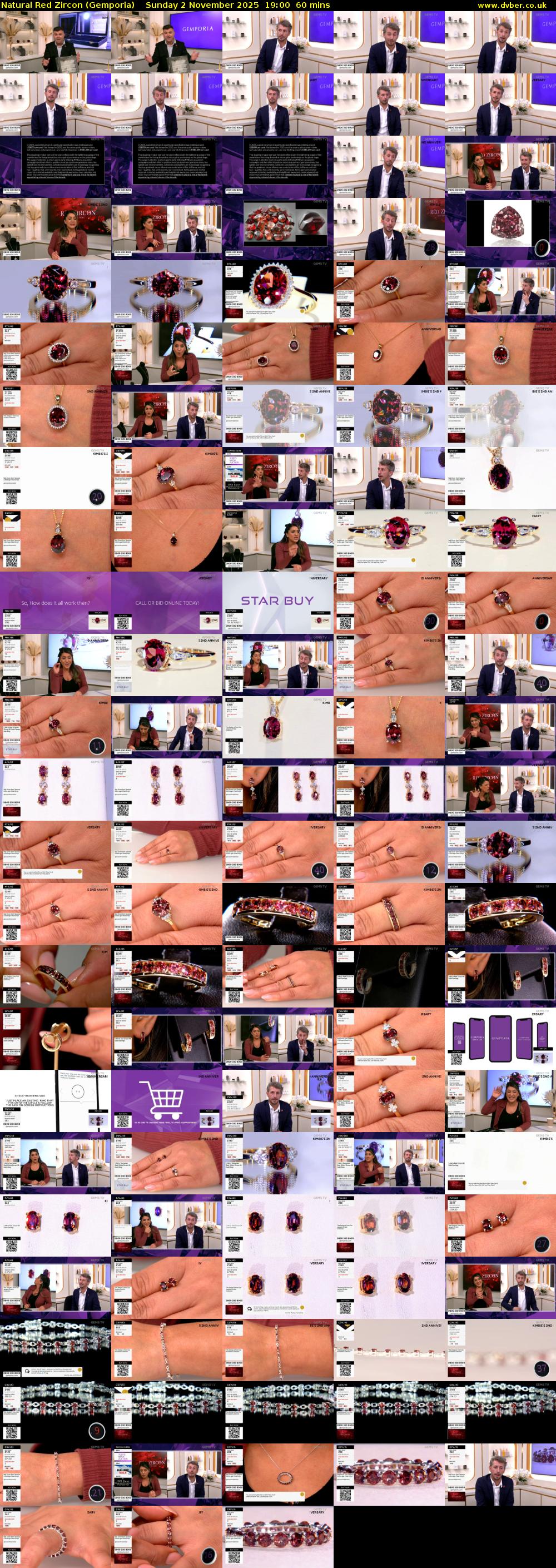 Natural Red Zircon (Gemporia) Sunday 2 November 2025 19:00 - 20:00