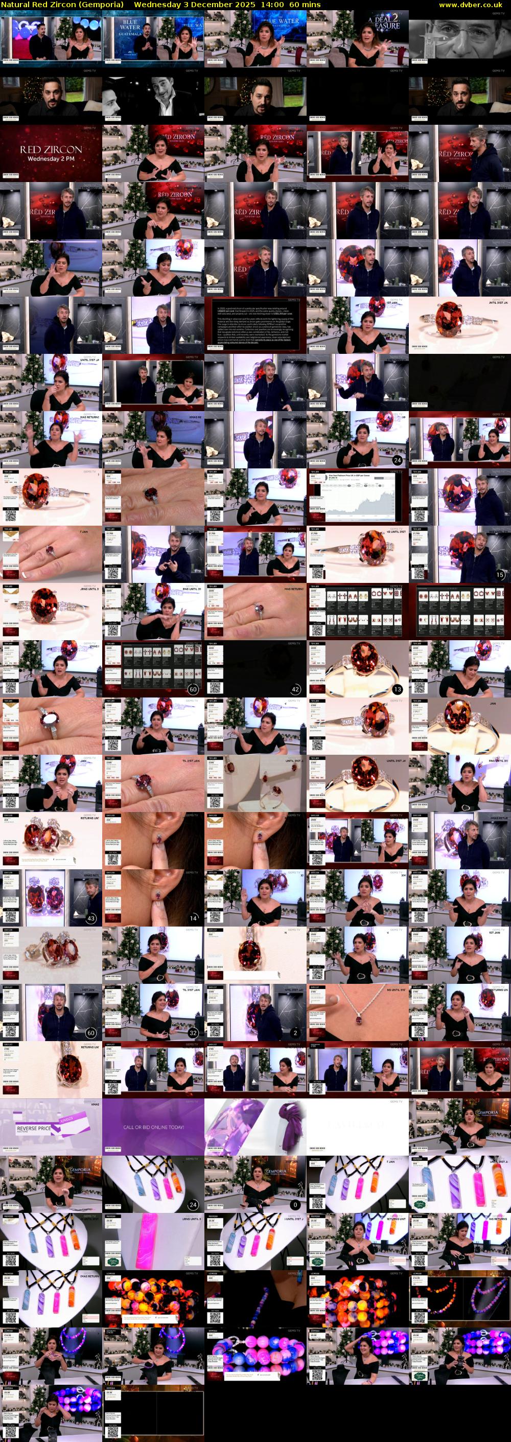 Natural Red Zircon (Gemporia) Wednesday 3 December 2025 14:00 - 15:00