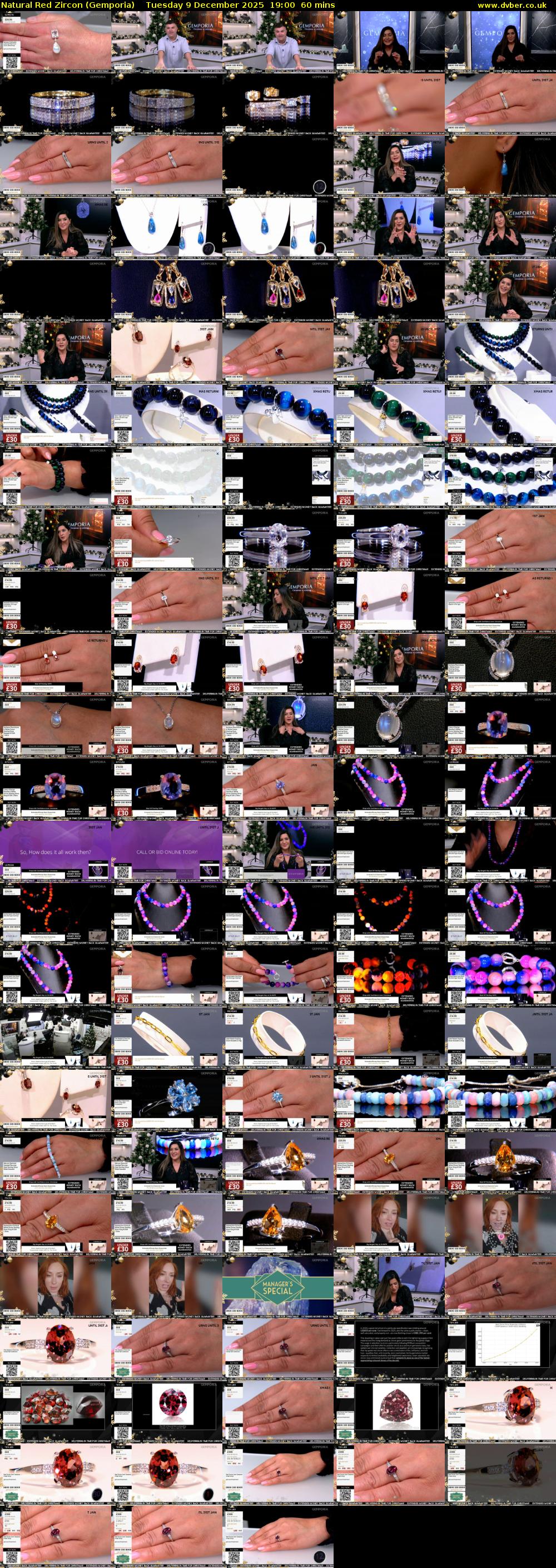 Natural Red Zircon (Gemporia) Tuesday 9 December 2025 19:00 - 20:00